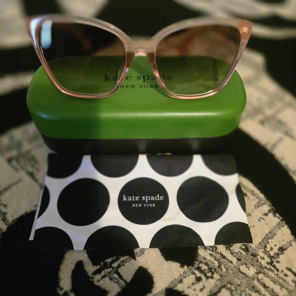 Kate Spade Blush Pink Cat-Eye Sunglasses - Picture 2 of 8